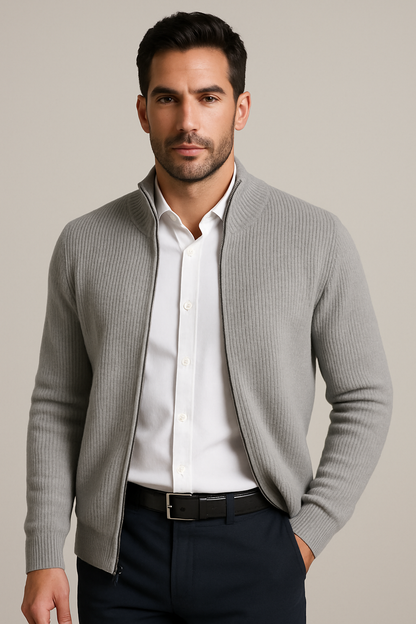 Armando - Chaleco Seychellen Cashmere Ribbed Aviero Madrid