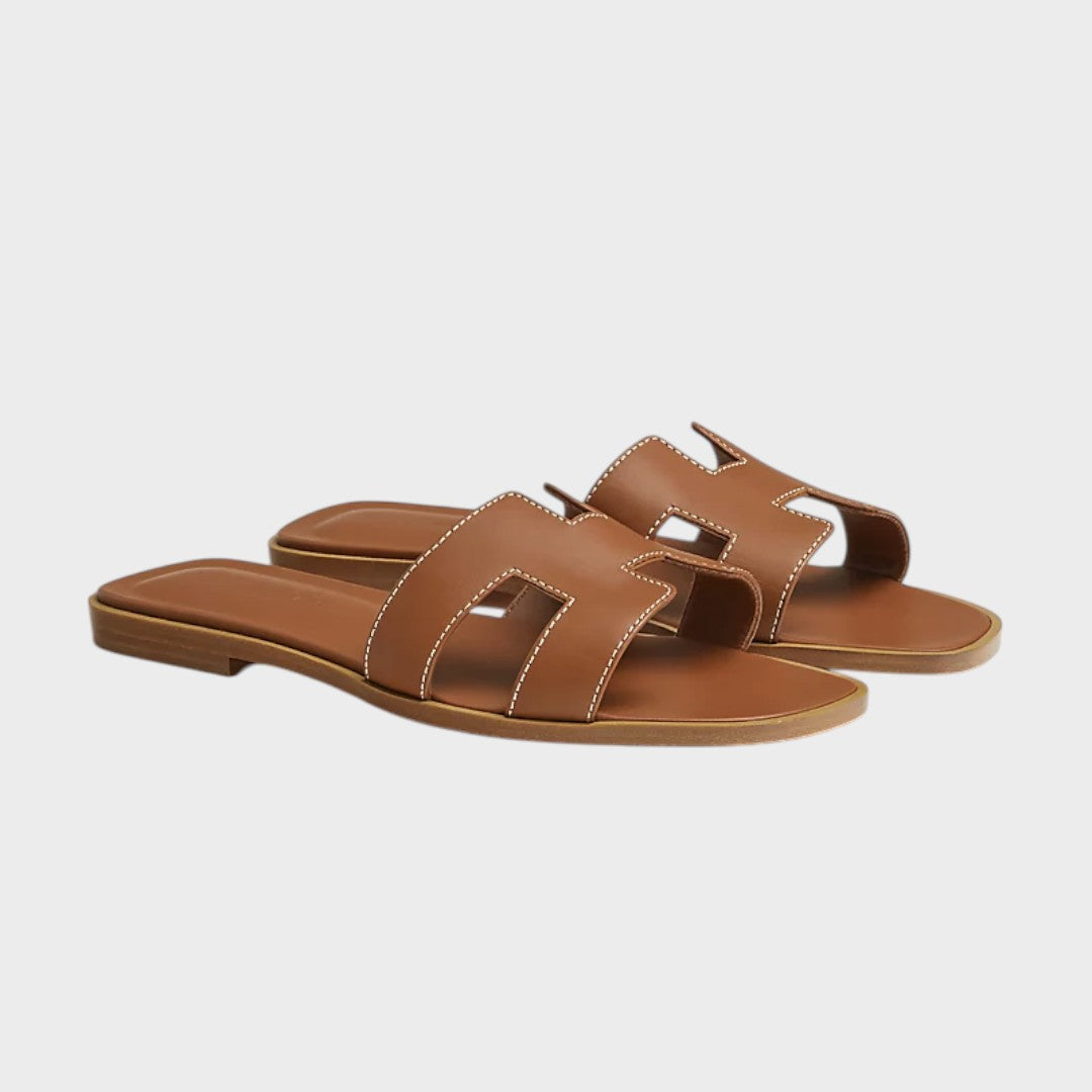 Aria - Sandalias Elegantes De Cuero Aviero Madrid